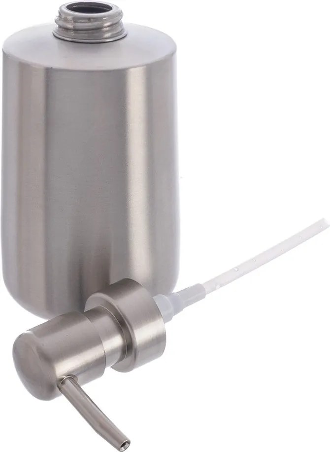 Диспенсер за сапун от неръждаема стомана в матово сребрист цвят 450 ml – Orion