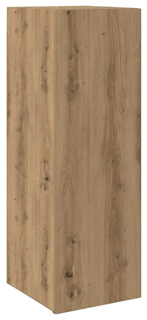 856396 vidaXL ТВ шкаф Artisan Oak 30,5x30x90 cm Инженерна дървесина