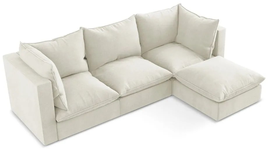 Бежов ъглов диван (десен ъгъл) Manao – Makamii