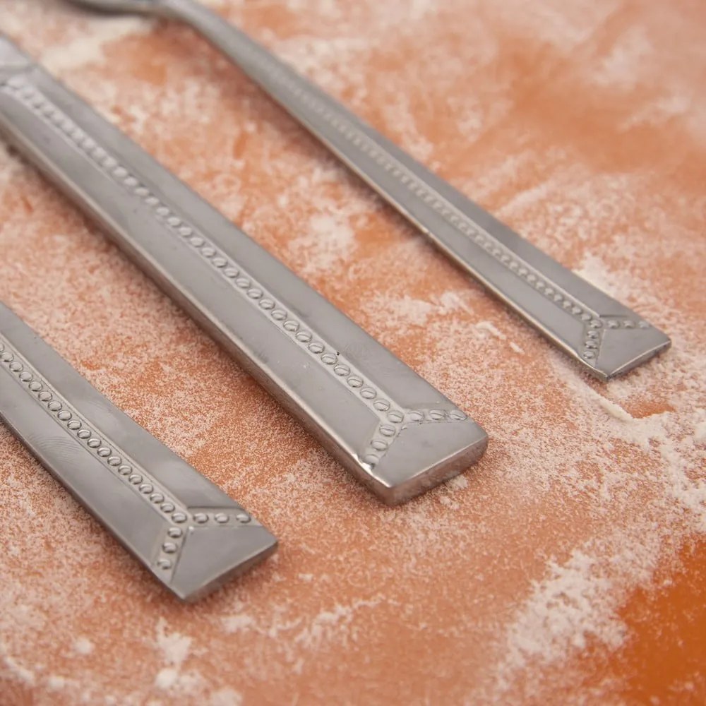 Прибори за хранене от неръждаема стомана в сребрист цвят 24 бр. Bright – Orion