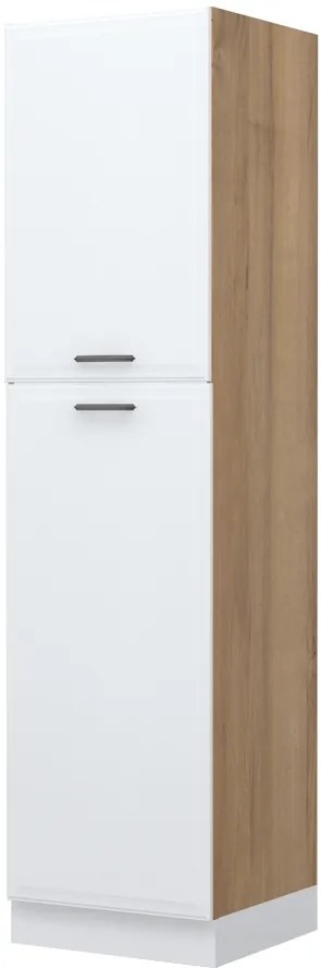 Висок подов шкаф Evora K23-60-2KF-Walnut color