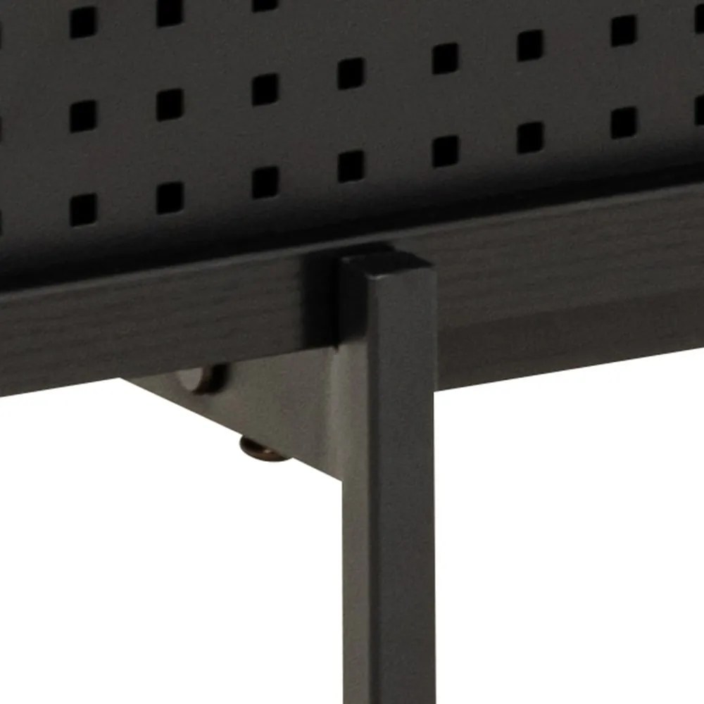 Черна маса за телевизор от декор от ясен 180x44,5 cm Angus – Actona