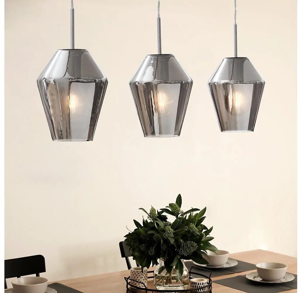 Eglo 96774 - Висящо осветително тяло MURMILLO 3xE27/28W/230V