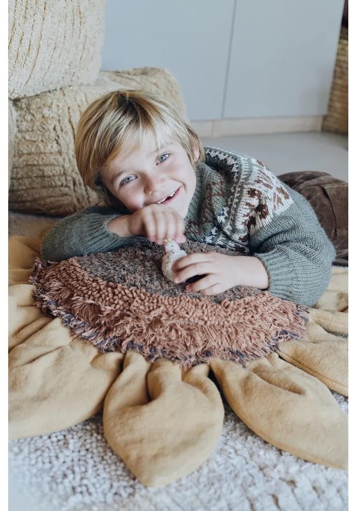 Памучна детска възглавница 90x90 cm Sunflower – Lorena Canals