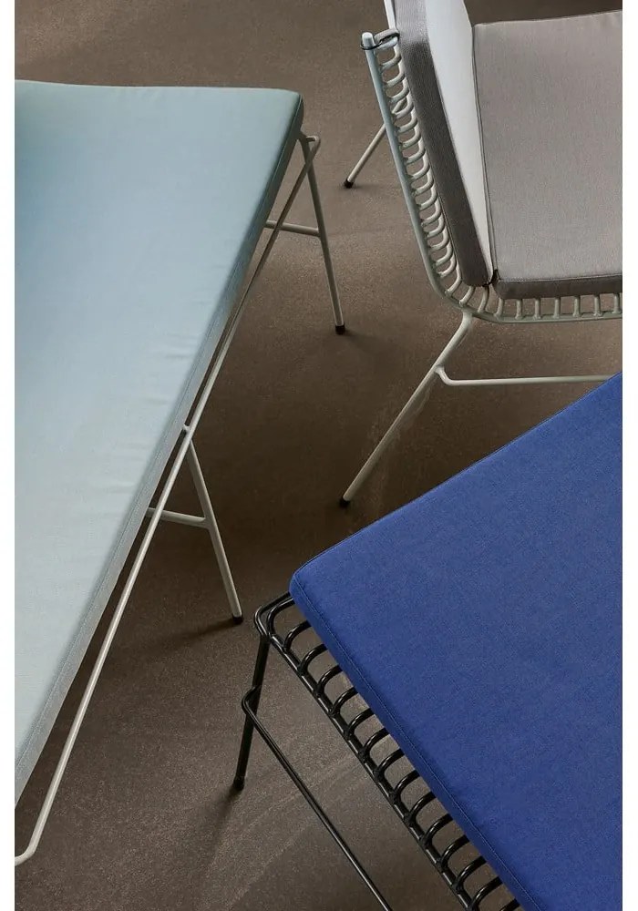 Бяло метално градинско кресло String – Hübsch