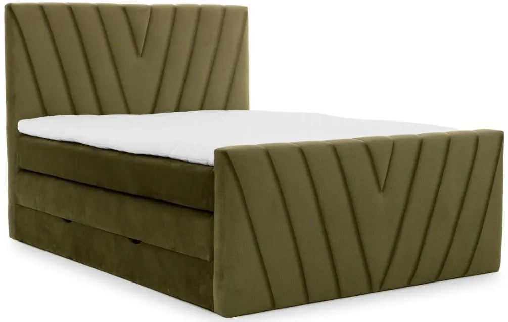 Тапицирано легло Alba-Kafe Skouro-180 x 200