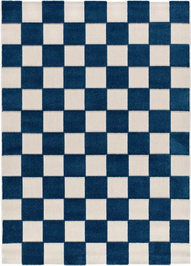 Син/кремав килим за открито и закрито 160x230 cm Cuadros – Universal