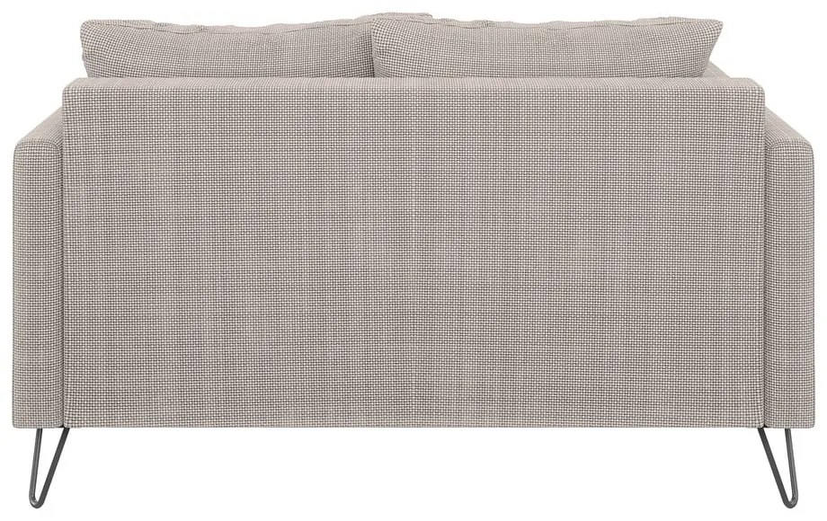 Светлокафяв шенилов диван 140 cm Freya – Ropez