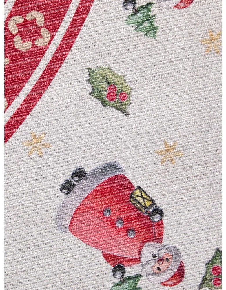 Червен кръгъл килим с коледен мотив ø 160 cm Toy's Delight Santa Claus – Villeroy&amp;Boch