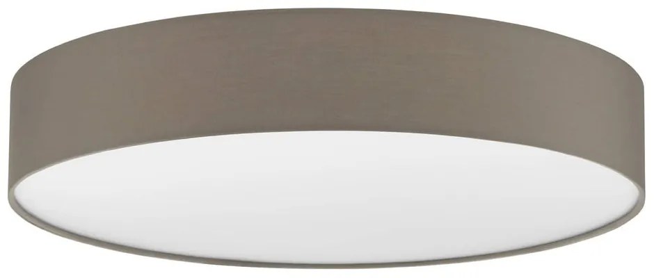 Кафяво LED осветително тяло за таван с текстилен абажур ROMAO 3 – EGLO