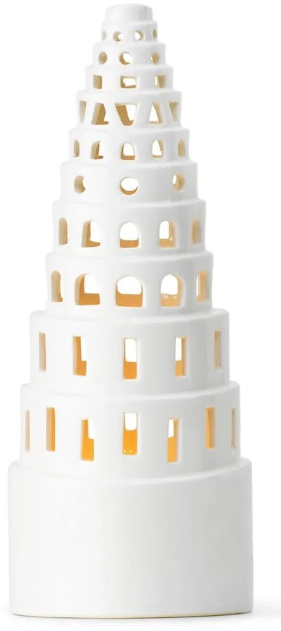 Бял керамичен коледен свещник Lighthouse, ø 9 cm Urbania Lighthouse High Tower - Kähler Design