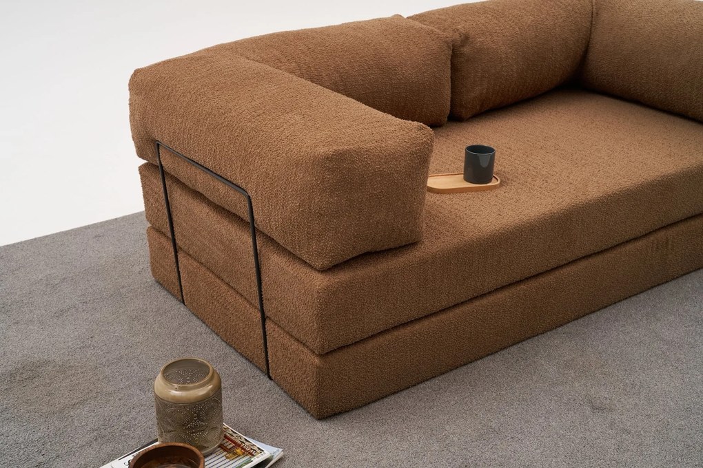 Троен диван Comfort, цвят Кафяв
