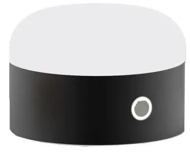 Ideal Lux LED настолна лампа MIGNON LED/5W/5V, Ø10 см, CRI 90, черна