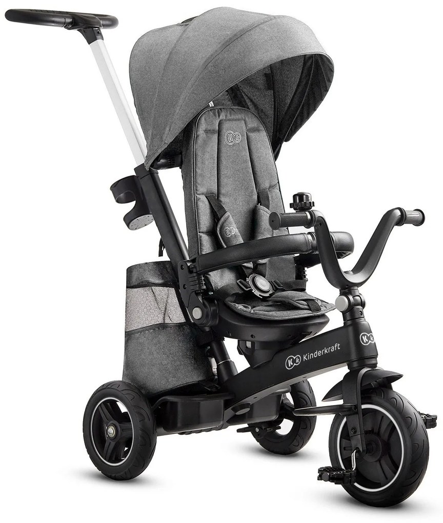 KinderKraft - Easytwist сива триколка
