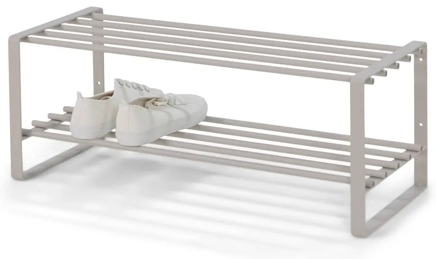 Сиво-бежов метален шкаф за обувки Rex - Spinder Design