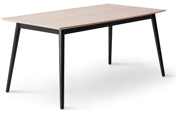 Сгъваема трапезна маса с допълнителна плоча с дъбов плот 90x165 cm Meza – Hammel Furniture