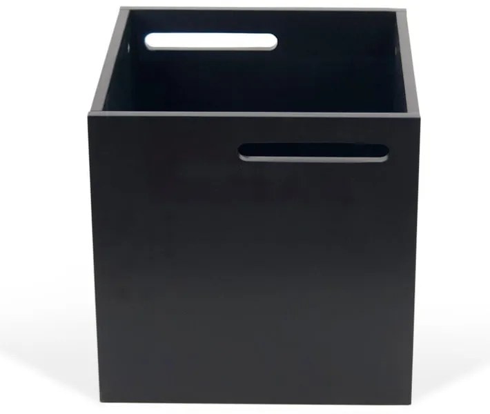 Черна кутия за съхранение на книжарница Berlin - TemaHome