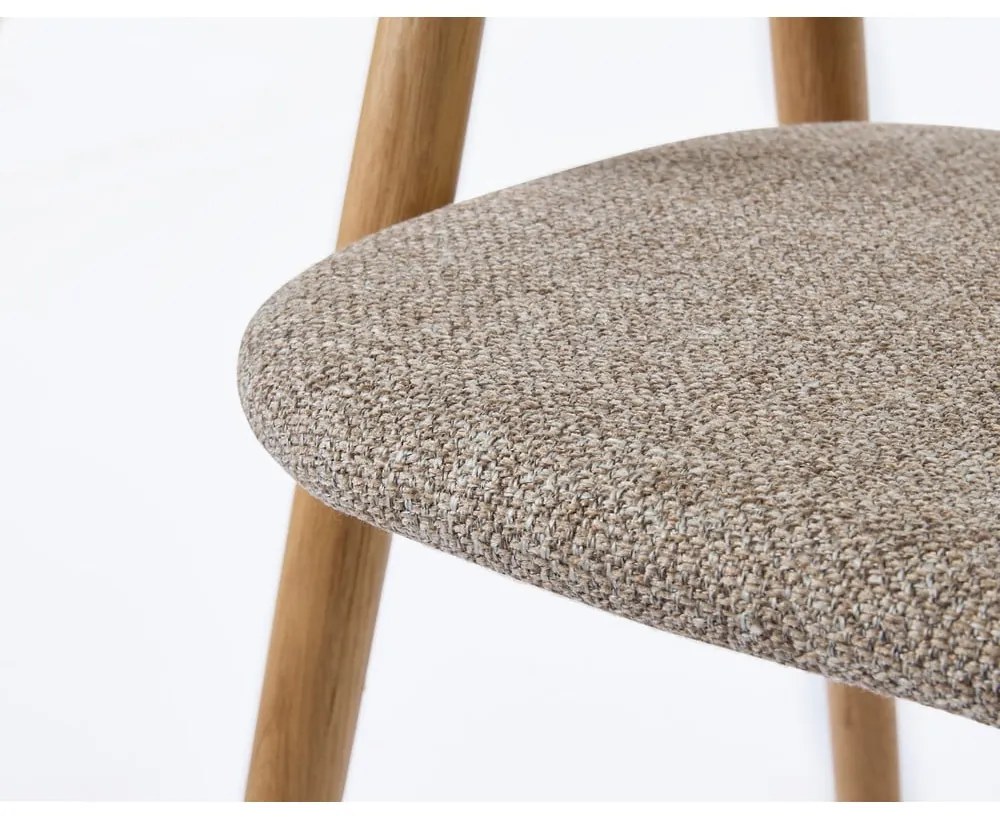 Трапезен стол в бежов и естествен цвят Relate – Unique Furniture