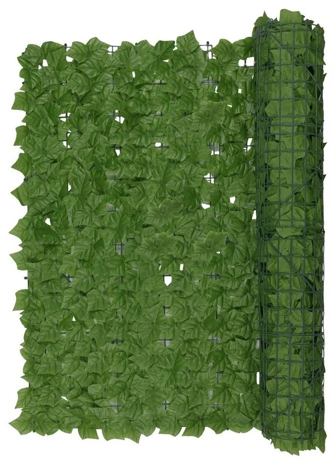 Зелен пластмасов балконски параван 300x100 cm Ivy – Maximex