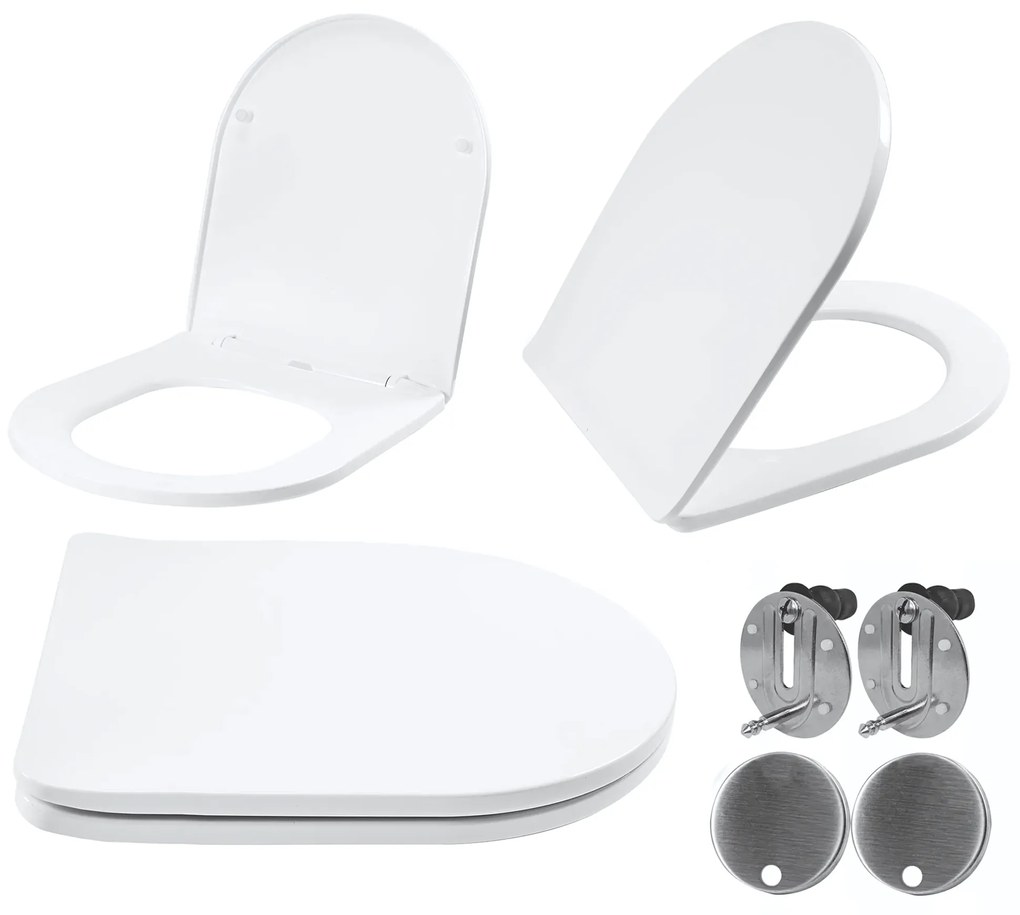 Седалка за тоалетна UF FLAT WHITE CARLO