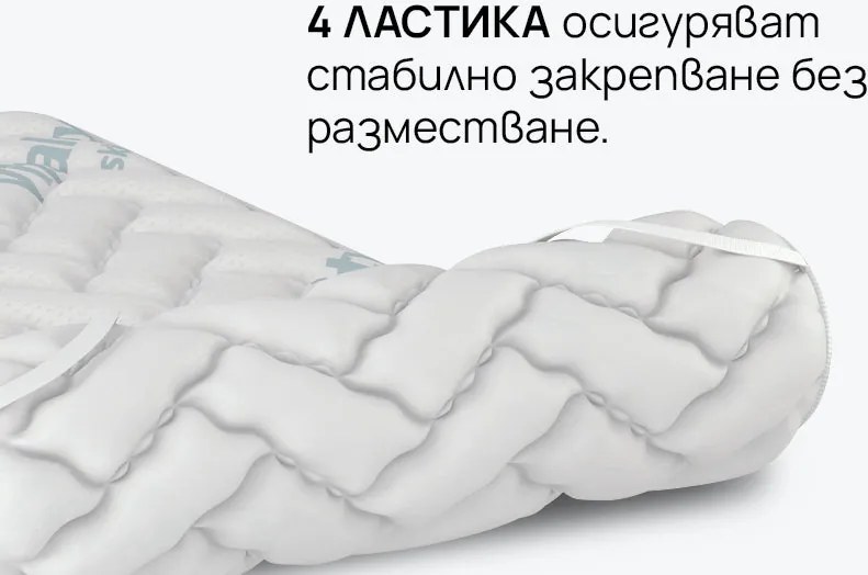 Топ матрак isleep, VitalCare6 см - РАЗОПАКОВАН, 160x200x6, Мек, Eластична пяна, Мемори пяна