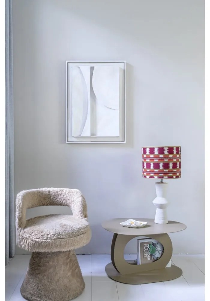 Бежова метална масичка за кафе 55x66 cm Tonda – Spinder Design