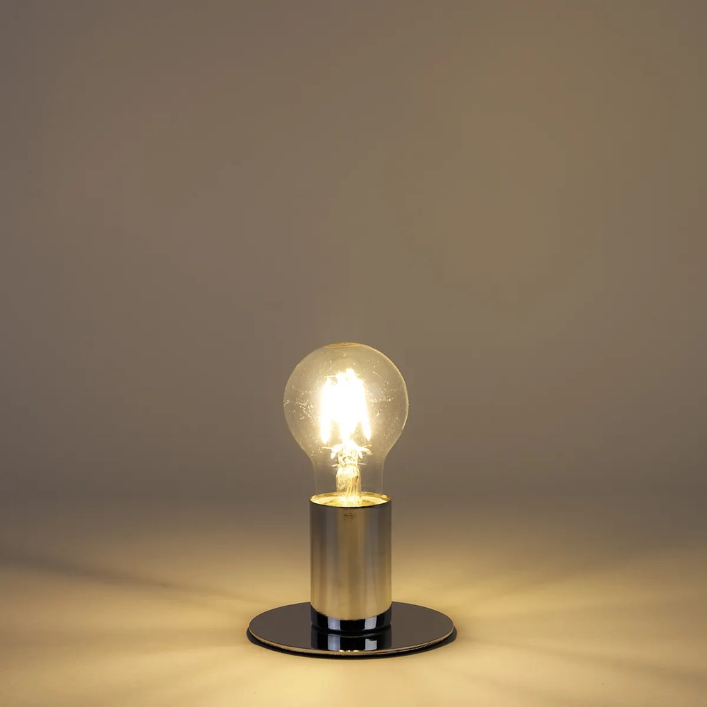 Комплект от 5 LED крушки E27 с филамент A60, сензор за здрач, 4W, 470lm, 2700K