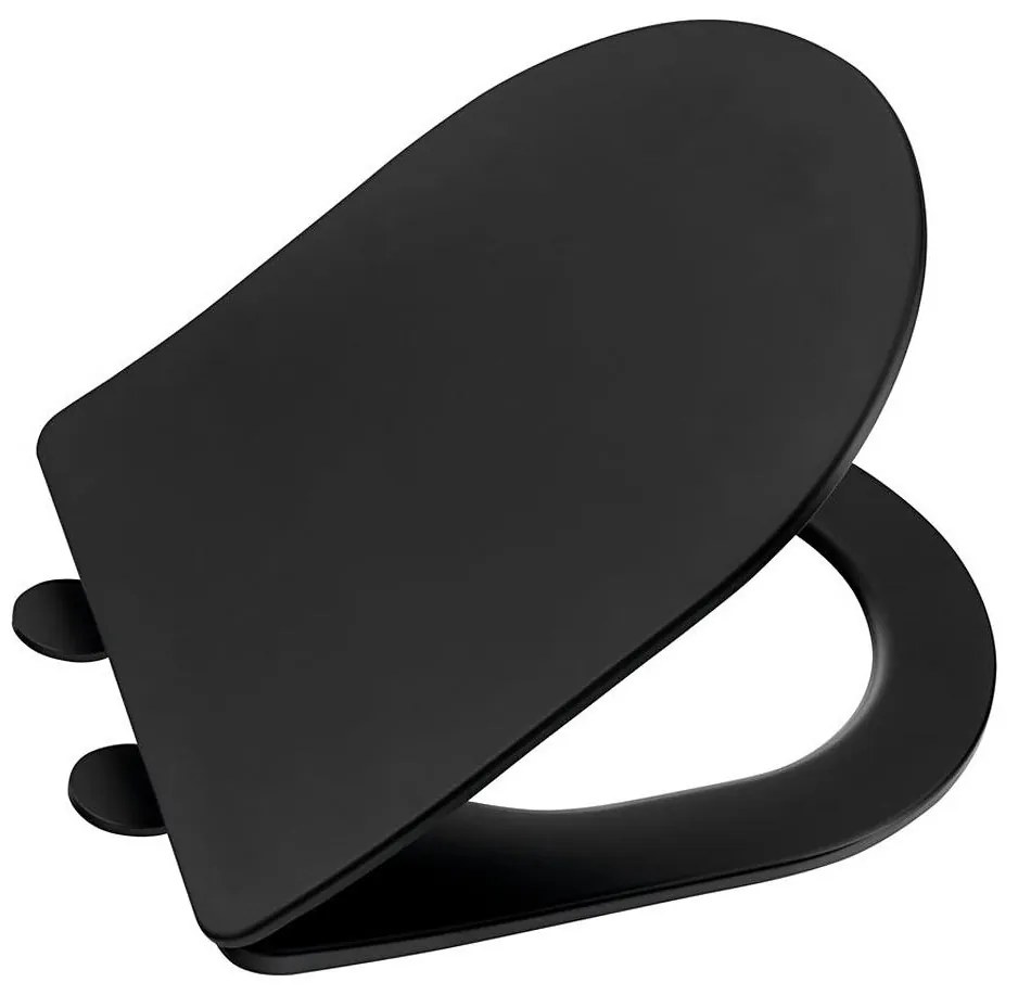 Sapho - Седалка за тоалетна SoftClose PACO черна