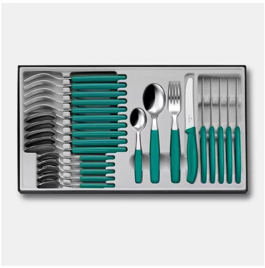 Victorinox - Комплект прибори SWISS CLASSIC 24 части тюркоазен