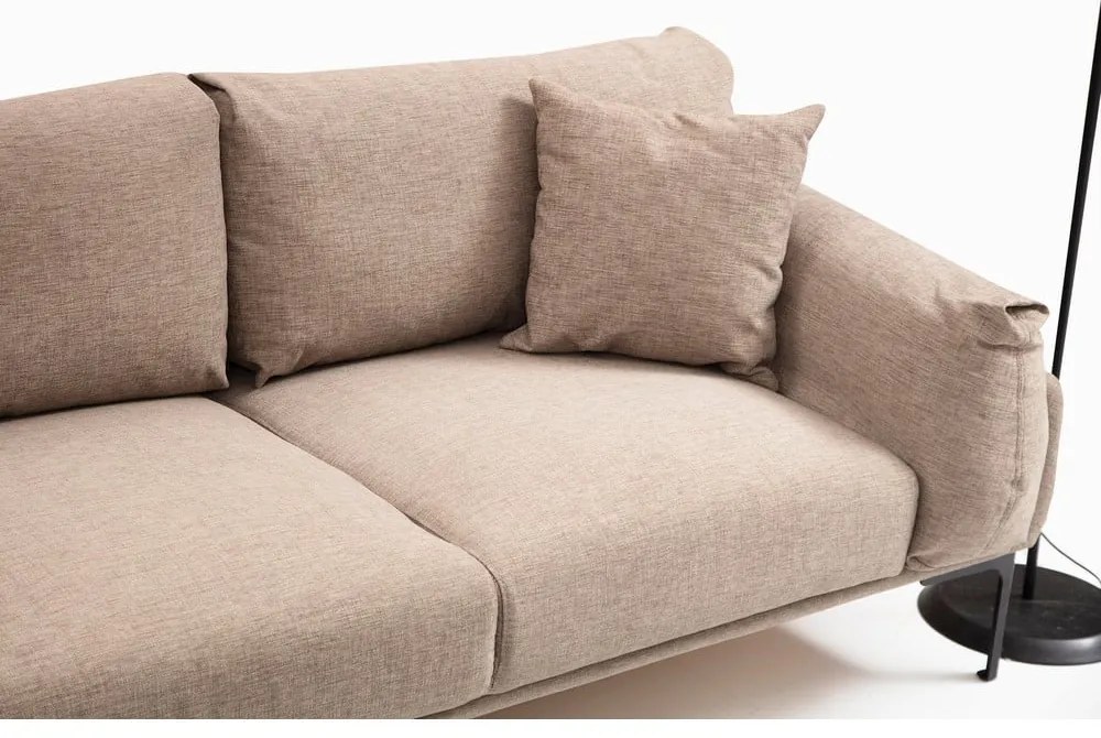 Бежов ъглов диван , ляв ъгъл Leo - Artie