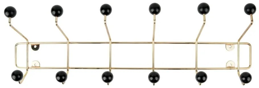 Закачалка за стена с черни детайли, дължина 53,5 cm PT LIVING Saturnus