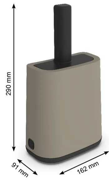 Лопатка с държач 9x16 cm Biala - Rotho