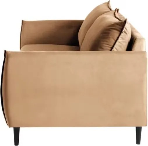 Кафяв кадифен диван 203 cm Juli – Ropez