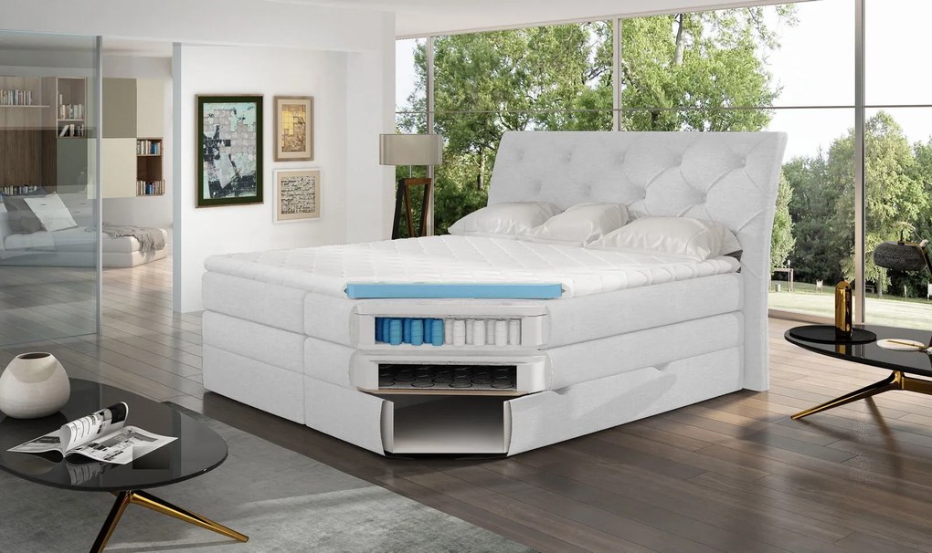 Тапицирано легло Lorane-Leuko-140 x 200