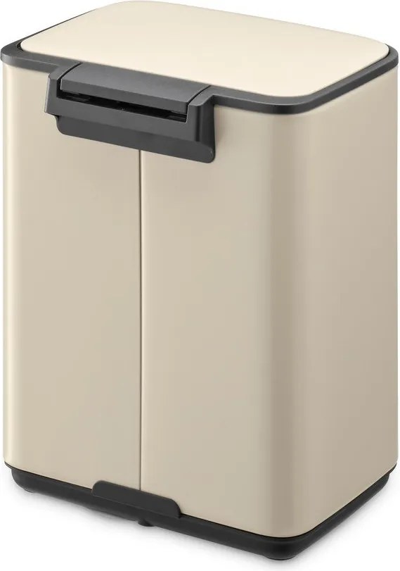 Бежово стоманено кошче за боклук с педал 4 l Bo – Brabantia