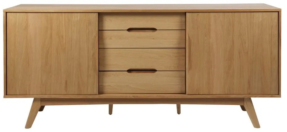 Нисък скрин от дъб 180x84 cm Marte - Actona