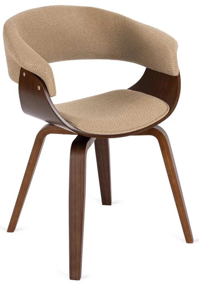 Тапициран фотьойл GARY2 - различни цветови решения златен дъб - сив