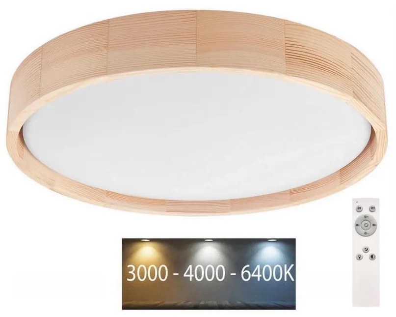 Brilagi - димируема таванна LED лампа MANAROLA LED/24W/230V + с дистанционно управление