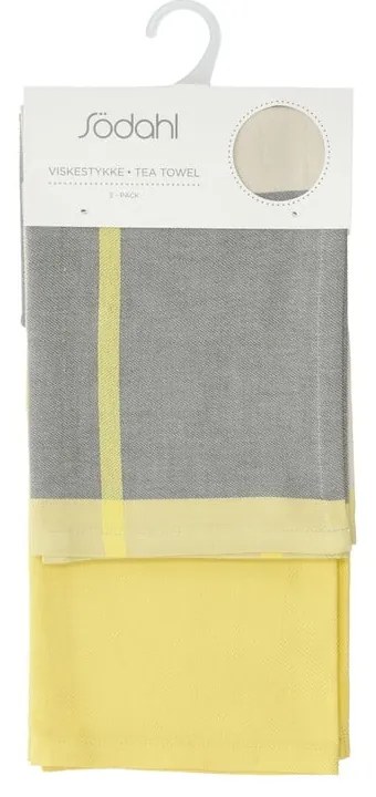 Памучни кърпи за съдове в комплект от 2 бр. 50x70 cm Blocks – Södahl