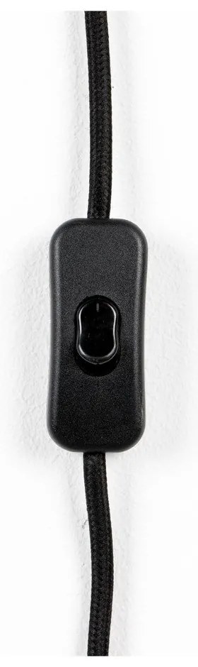 Черна стенна лампа Lea - White Label