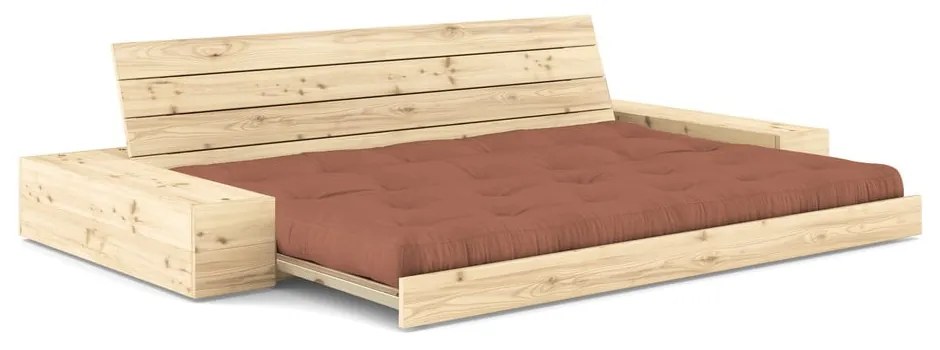 Разтегателен диван тухлен 244 cm Base – Karup Design