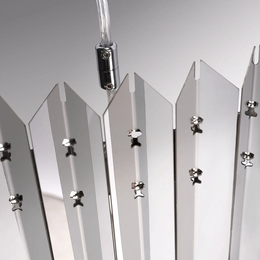 Лампа APP1763-8CP metal CHROME