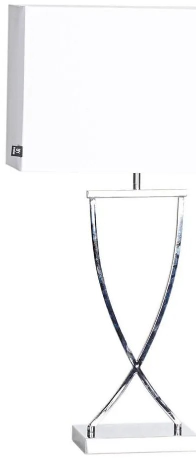 ByRydens 2820440-5000 - Настолна лампа OMEGA 1xE27/5W/230V бяла/лъскав хром