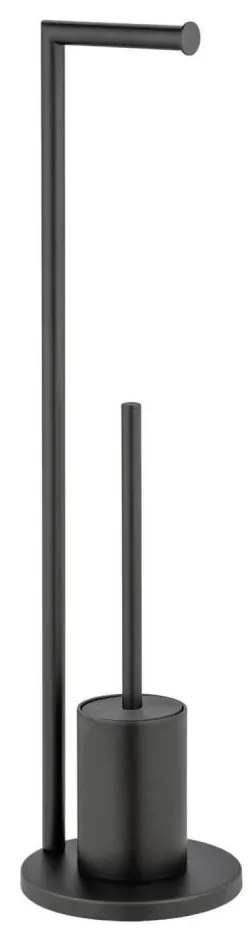 WENKO 25675100 - комплект за тоалетна FERLA 18x69,5 cm черен