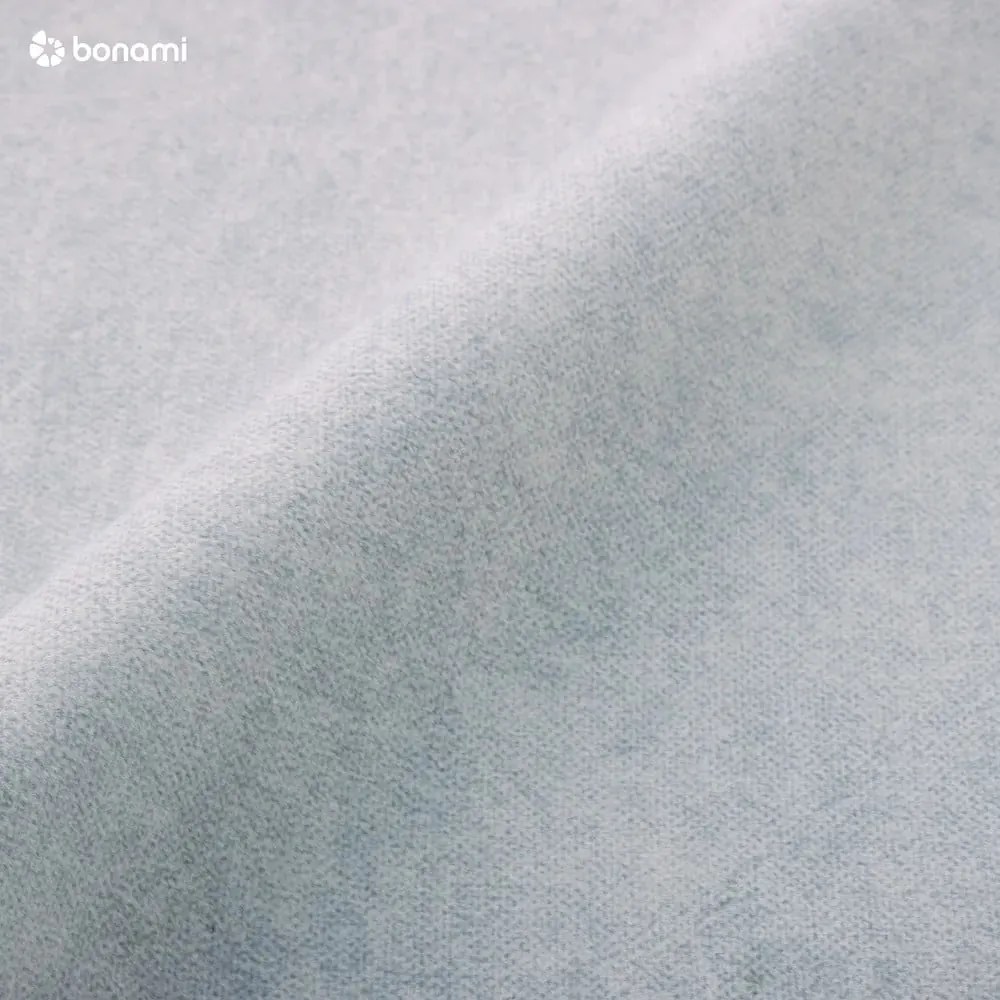 Светлосиво тапицирано двойно легло с място за съхранение с включена подматрачна рамка 180x200 cm Lizzano – Meise Möbel