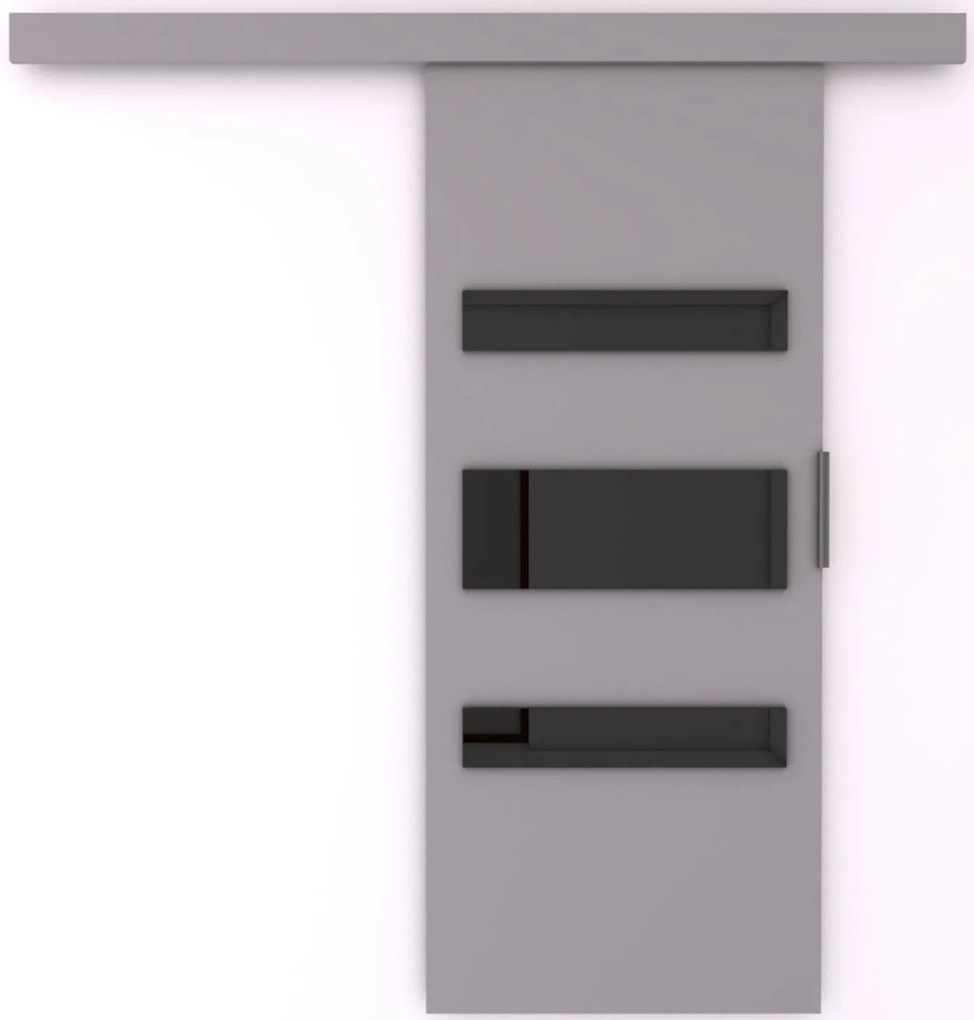 Плъзгаща се врата Lenses-Gkri-Length: 86 cm