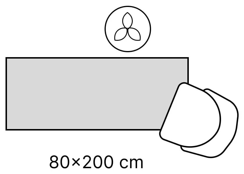 Кремава ръчно изработена ютена пътека 80x200 cm Roya Imani – Elle Decoration