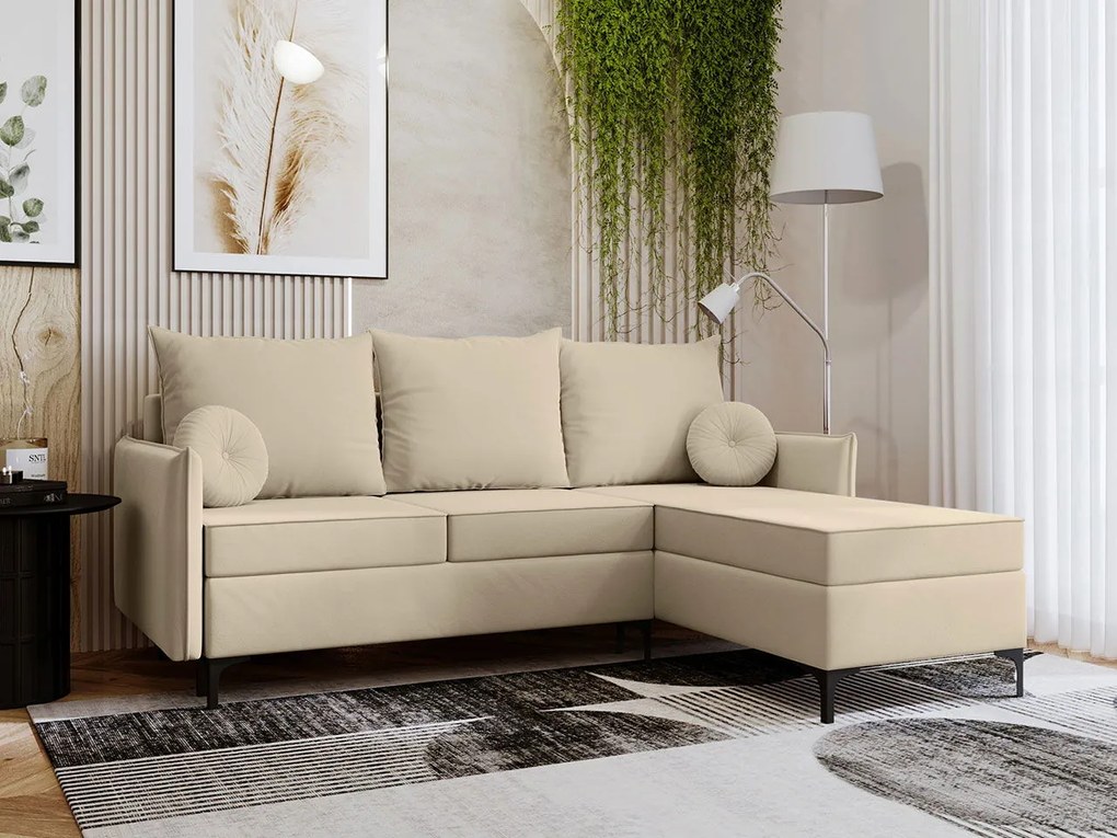 Ъглов диван Leon L-Mpez-Right