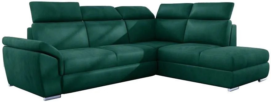 Ъглов диван Lorenzo-Right-Green