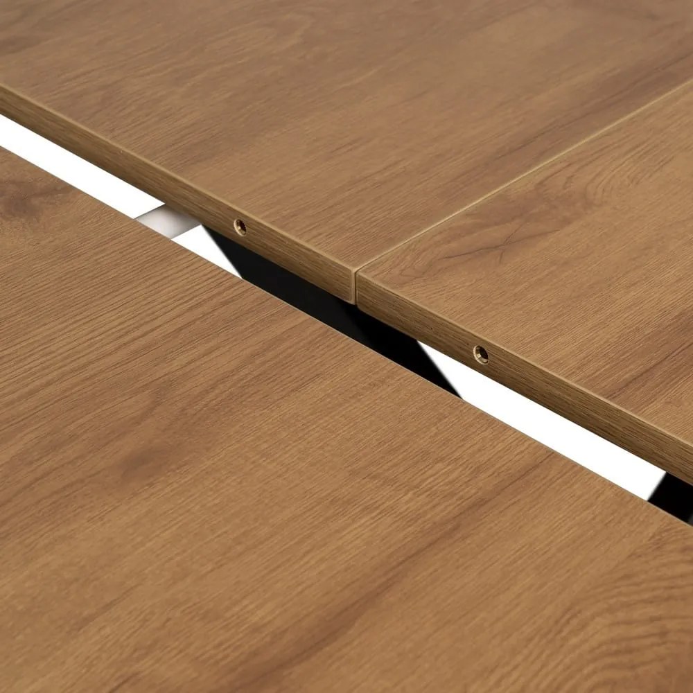 Кръгла сгъваема трапезна маса с допълнителна плоча ø 120 cm Rocía – Ixia